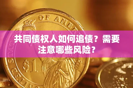 武汉共同债权人如何追债？需要注意哪些风险？