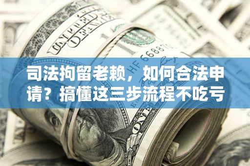 武汉司法拘留老赖，如何合法申请？搞懂这三步流程不吃亏！