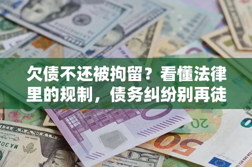 武汉欠债不还被拘留？看懂法律里的规制，债务纠纷别再徒劳奔波