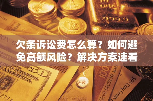 武汉欠条诉讼费怎么算？如何避免高额风险？解决方案速看！