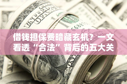 武汉借钱担保费暗藏玄机？一文看透“合法”背后的五大关键陷阱