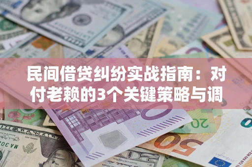 武汉民间借贷纠纷实战指南：对付老赖的3个关键策略与调解盲区解析