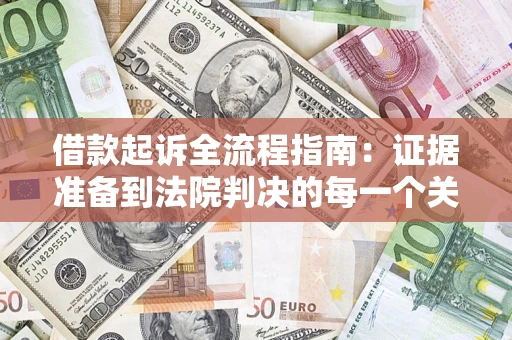 武汉借款起诉全流程指南：证据准备到法院判决的每一个关键步骤