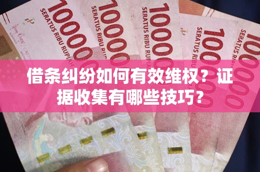 武汉借条纠纷如何有效维权？证据收集有哪些技巧？