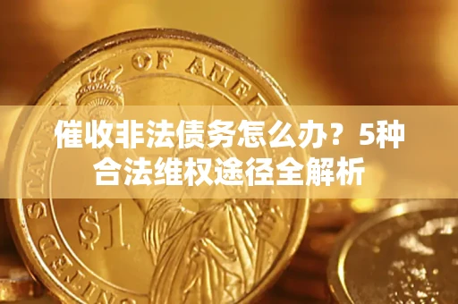 武汉催收非法债务怎么办？5种合法维权途径全解析